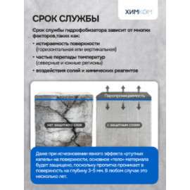 Гидрофобизатор "Концентрат". Средство для защиты камня, бетона и кирпича от влагопоглощения.