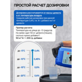 Противоморозная добавка "ПМ-20"